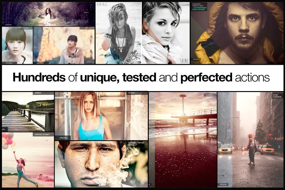 116款人像及风景照片效果处理PS动作合集 116 Actions Bundle插图(2)