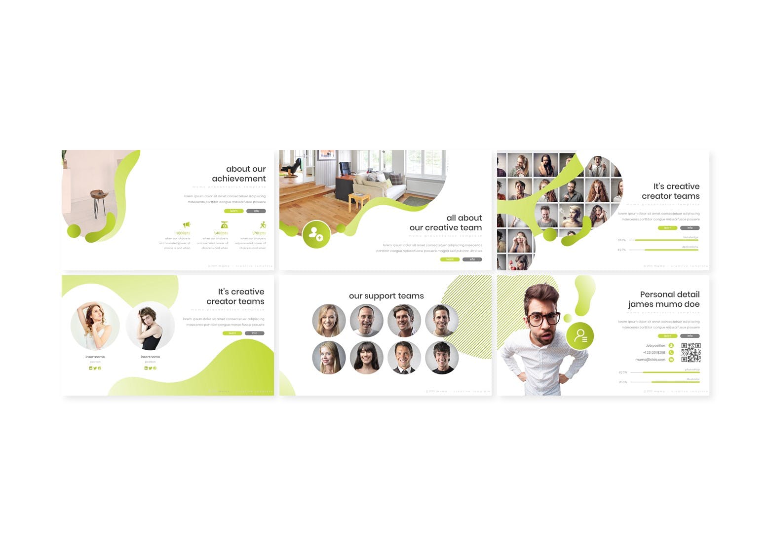 室内设计企业介绍PPT幻灯片模板 Mumo – Powerpoint Template插图(2)