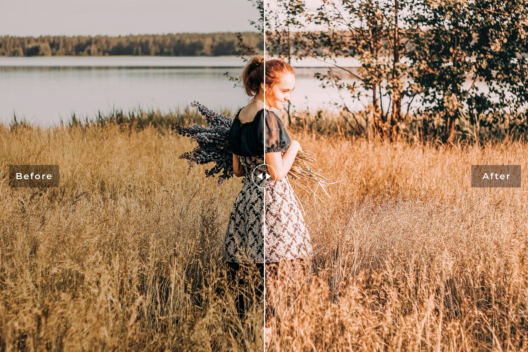 橙色&乳白色高饱和度暖色调Lightroom预设 Creamsicle Mobile & Desktop Lightroom Presets插图(2)