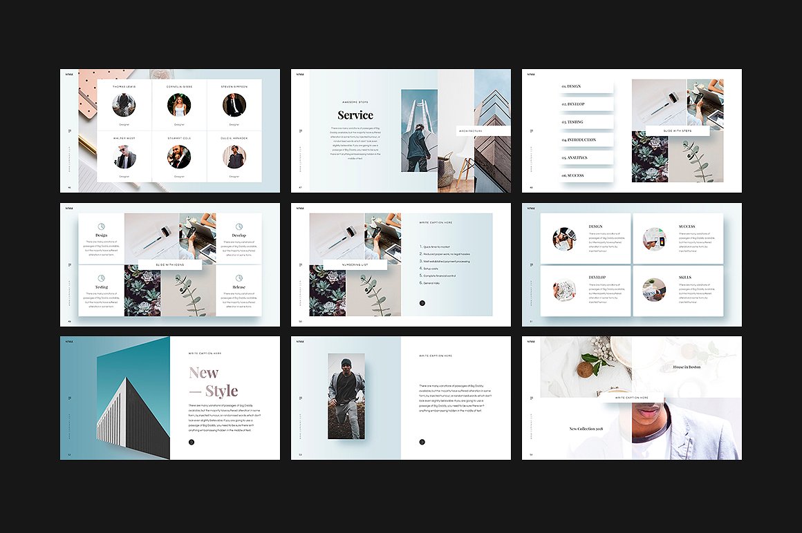 简约现代设计风格Keynote幻灯片模板 STYLE Keynote Template插图(6)