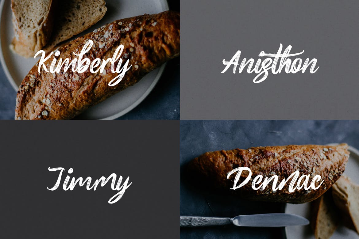 硬笔刷书写风格英文手写艺术字体 Butterscotch – Handwritten Font插图(3)