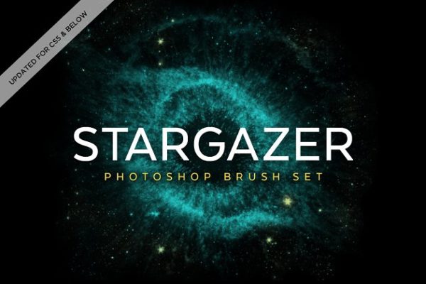 天文照片后期处理PS笔刷 Stargazer Photoshop Brushes