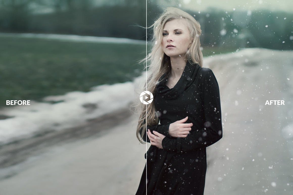 冬日照片调色滤镜Lightroom预设 Winter Lightroom presets + Brushes插图(4)