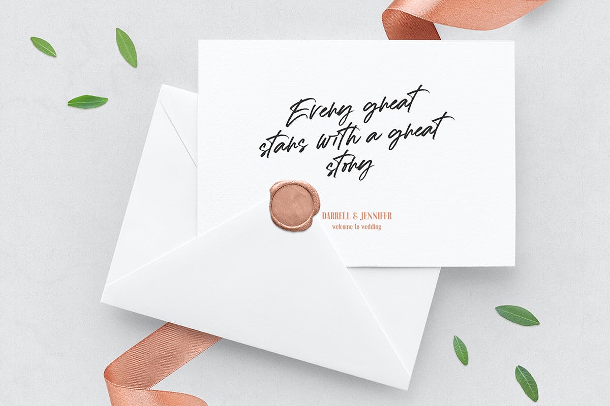 质朴精致英文笔刷手写字体 Formentor插图(4)