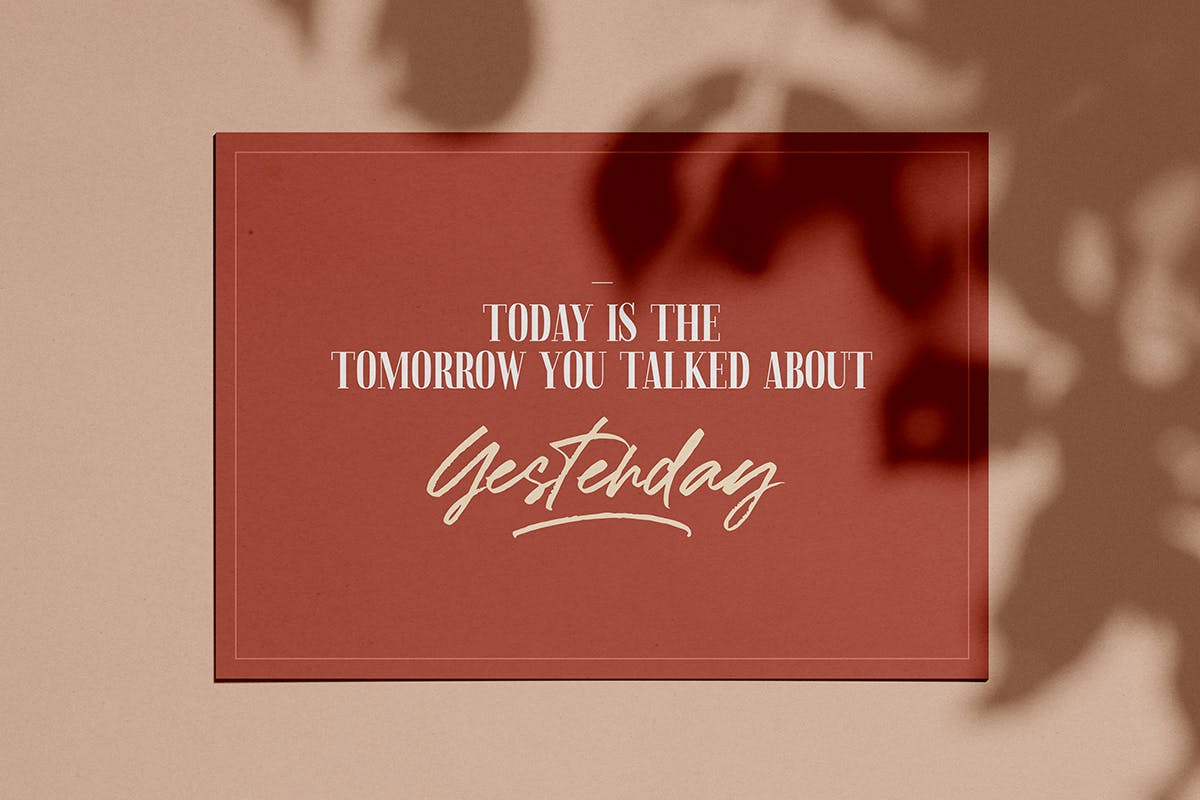 质朴精致英文笔刷手写字体 Formentor插图(5)