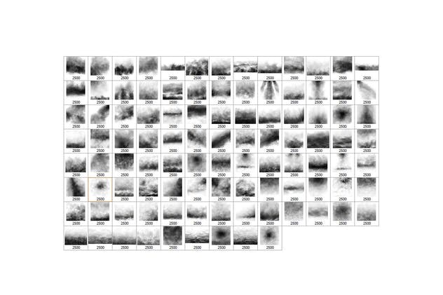 100个薄雾背景纹理PS烟雾笔刷 100 Mist Photoshop Stamp Brushes插图(1)