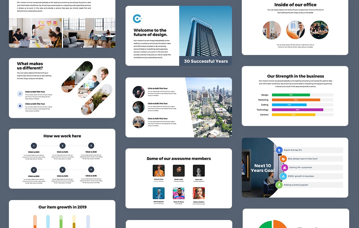 项目启动会PPT幻灯片模板下载 Startup Powerpoint Presentation Template插图(1)