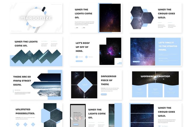 企业商务风格多用途Google Slides幻灯片模板 Maroonize – Google Slides Template插图(1)