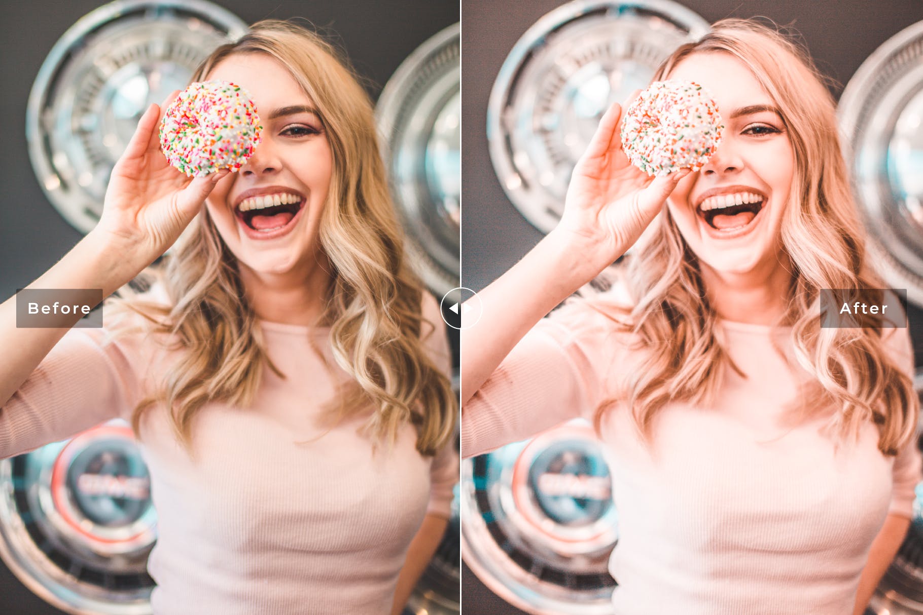 颗粒感/暖色调/褪色风格人像摄影滤镜素材库精选LR预设 Mandarin Mobile & Desktop Lightroom Presets插图(3)