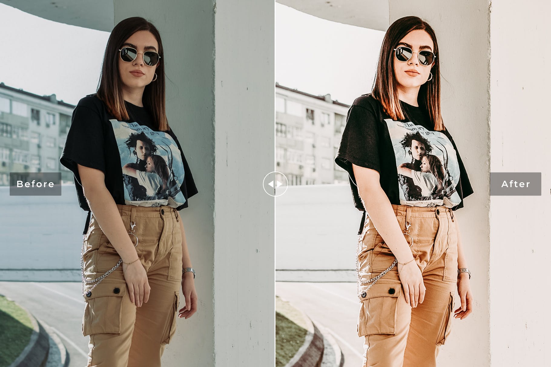 焦糖色效果Lightroom调色预设 Caramel Mobile & Desktop Lightroom Presets插图(4)