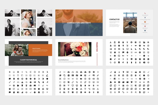 浪漫婚礼庆典策划Google Slides幻灯片模板 Ruvina : Wedding Ceremony Planner Google Slides插图(6)