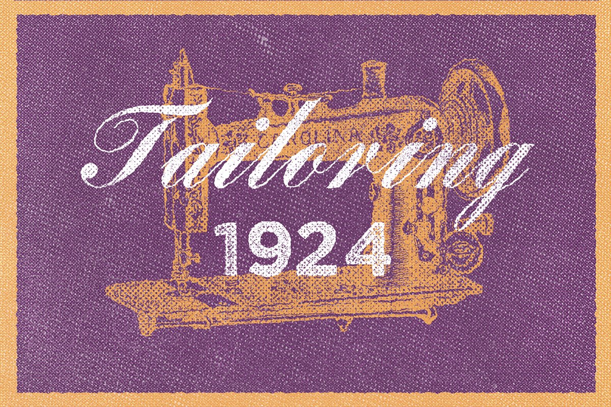 复古风格凸版印刷纹理PS图层样式插图(4)