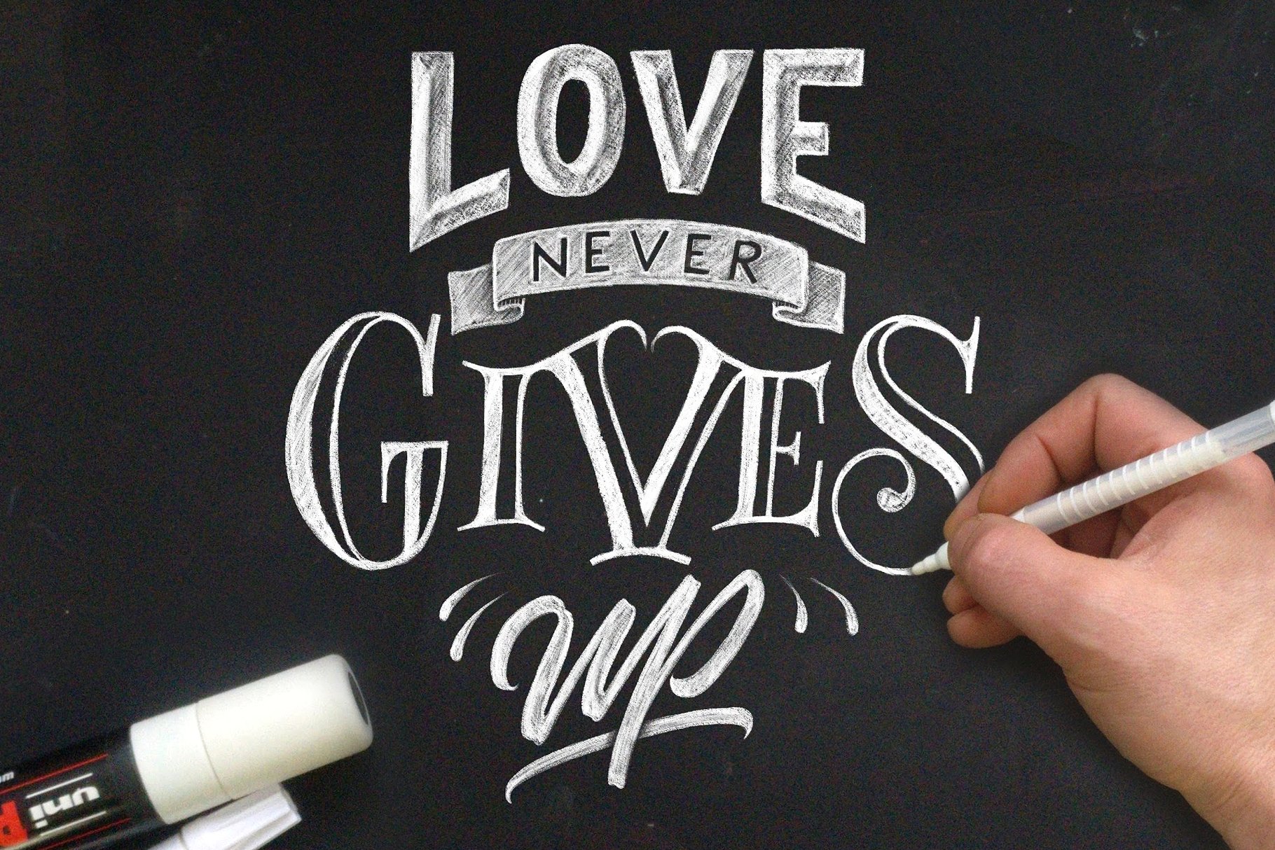 粉笔字体PS笔刷 Chalk Dust – Photoshop Lettering Kit插图(11)