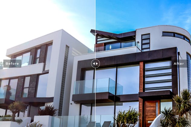 房地产销售房产照片调色LR预设 Real Estate Mobile & Desktop Lightroom Presets插图(2)