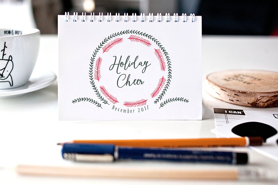 50款冬季森林主题AI笔刷 Winter Forest Illustrator Brushes插图(3)