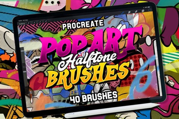 POP波普艺术Procreate笔刷套装 POP ART BRUSHES KIT