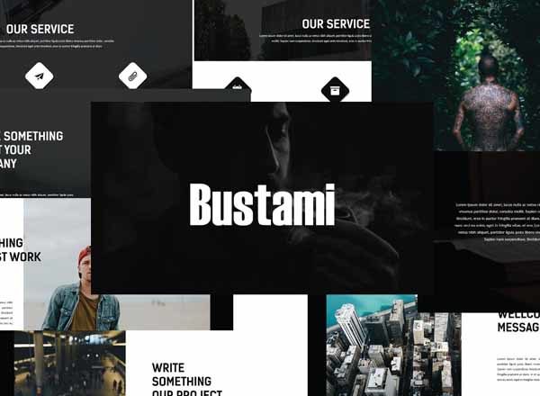 超酷简约风PPT模版下载[pptx]