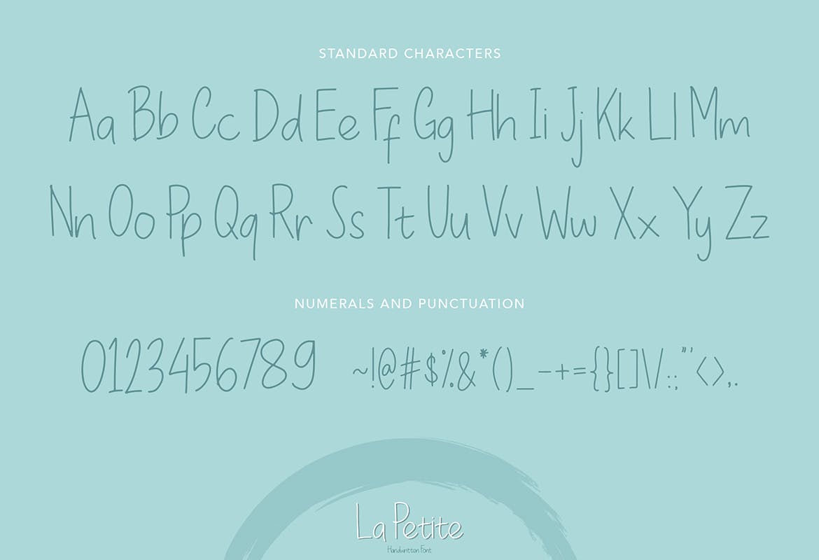 儿童卡通主题设计适用的英文无衬线手写字体下载 La Petite Handwritten Font插图(7)