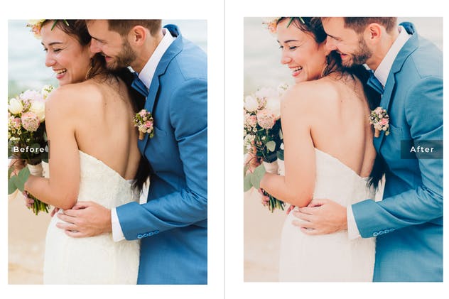 影楼专业婚纱摄影调色滤镜LR预设 Love Story Mobile Lightroom Presets插图(1)