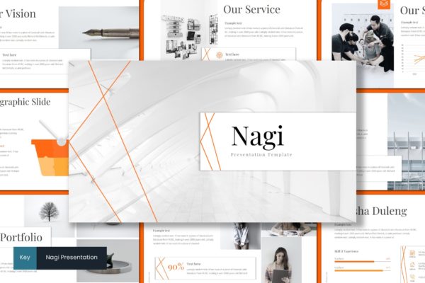 创意设计策划团队/工作室Keynote幻灯片模板 Nagi – Keynote Template
