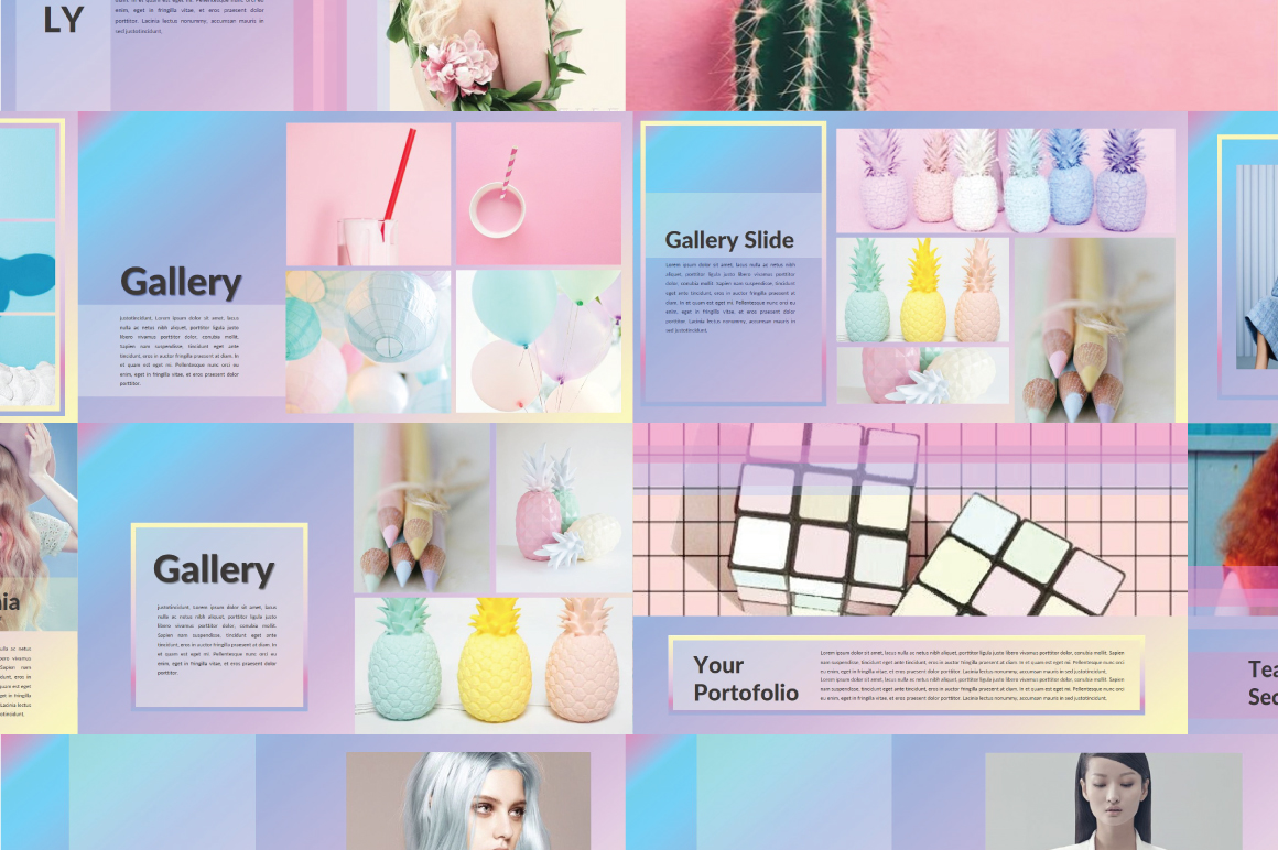 化妆项目的谷歌PPT模板下载 Stella Google Slide Presentation [pptx]插图