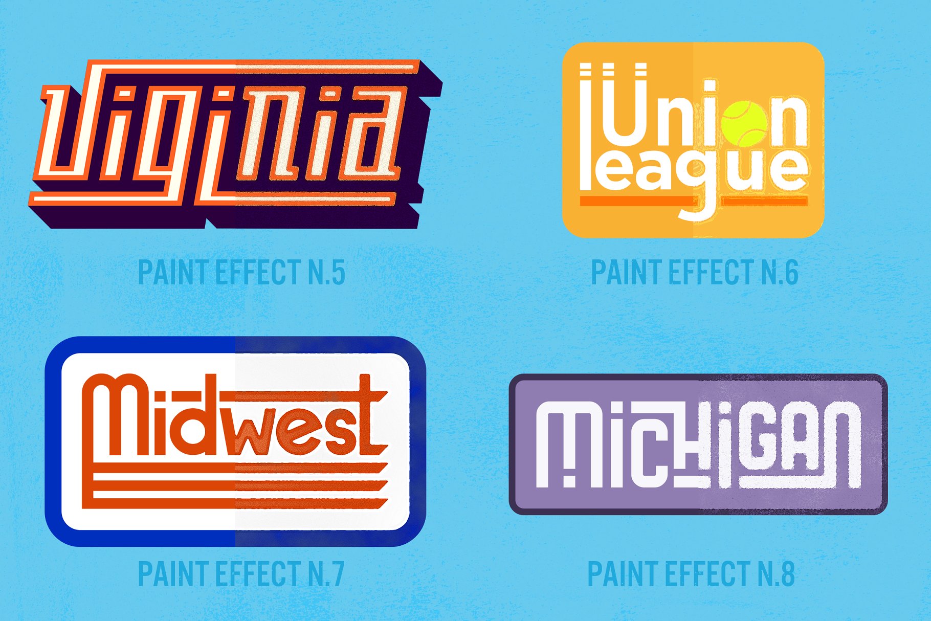 复古做旧添加肌理效果PS图层样式 Paint it old!插图(5)