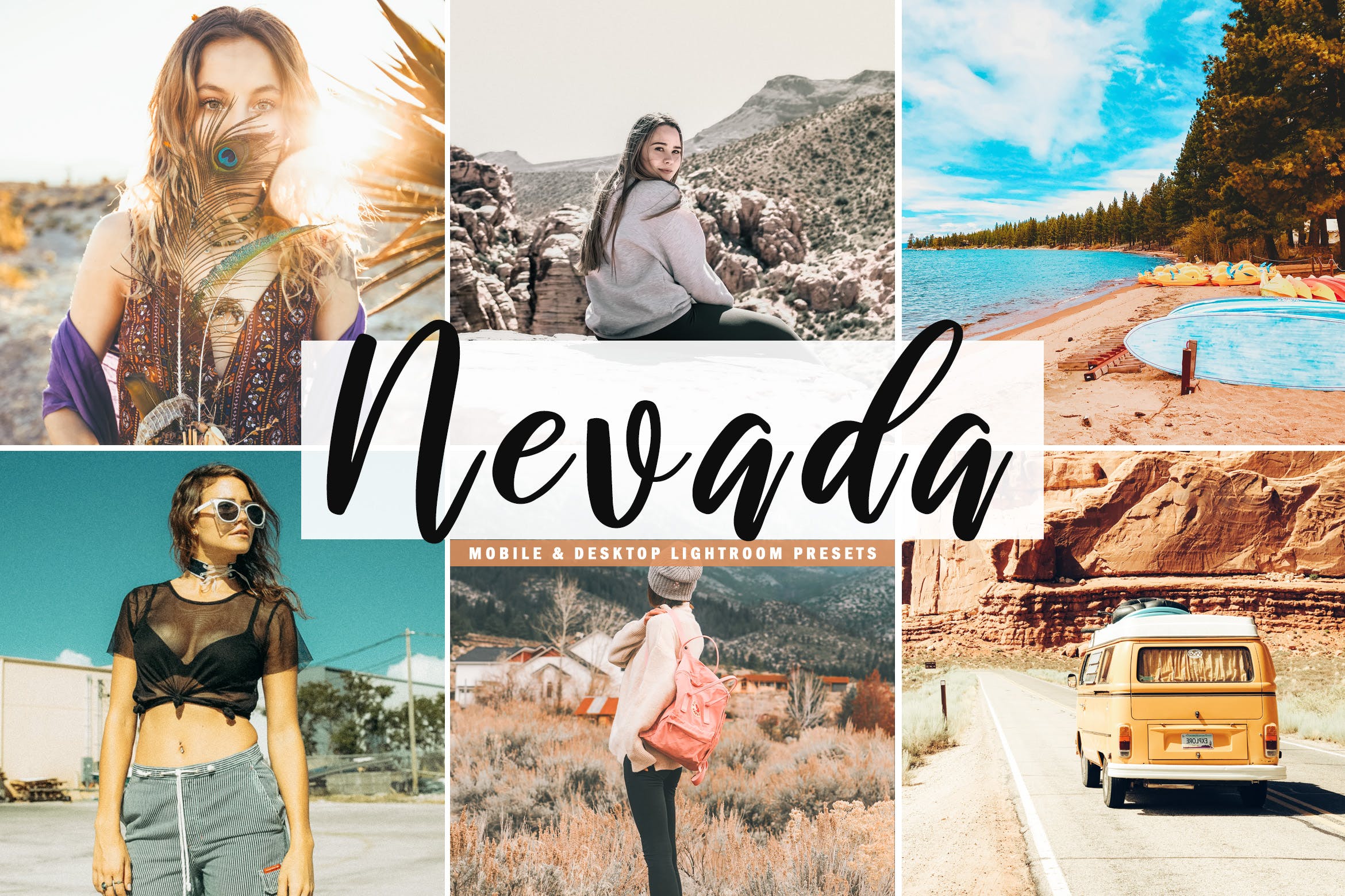 旅行照片暖色调处理LR预设下载 Nevada Mobile & Desktop Lightroom Presets插图