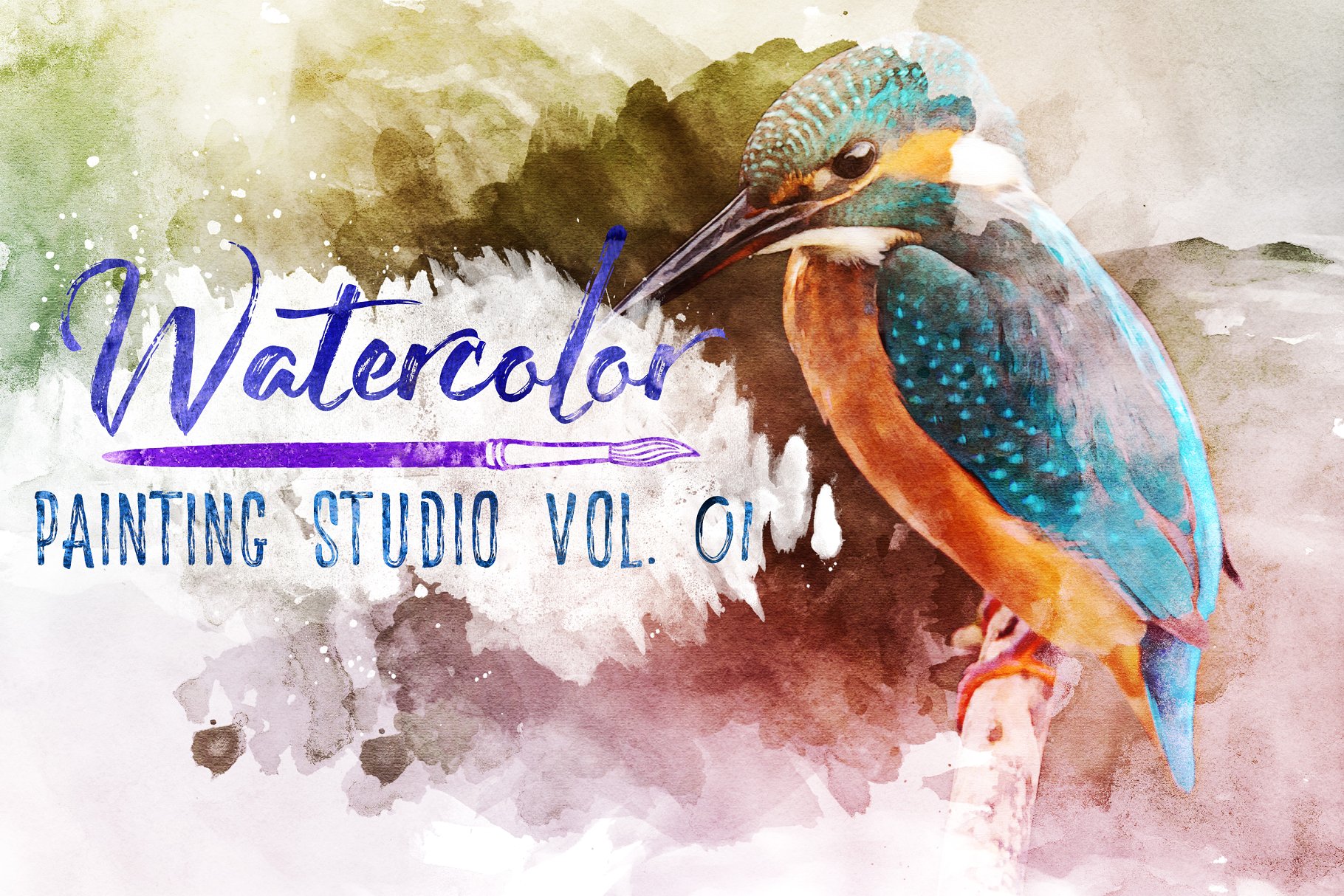 水彩画工作室第1卷 Watercolor Painting Studio Vol. 01插图