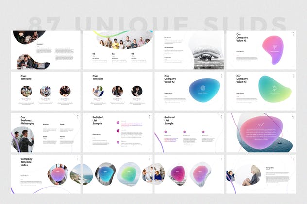 创意艺术企业介绍PPT幻灯片模板 SHAPER Powerpoint Template插图(2)