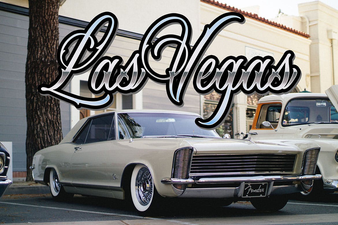 纹身艺术风格英文书法字体下载 Black Angela – Tattoo Font插图(1)