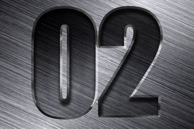 11种雕刻文字图层样式 11 Engraved Text Styles插图(3)