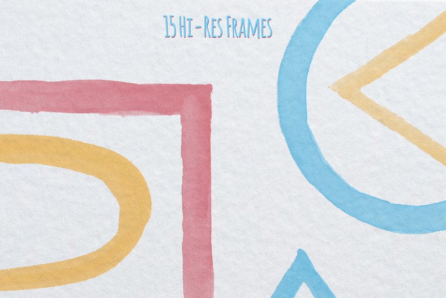 水彩图形PS笔刷 Watercolor Brushes Vol.2插图(2)