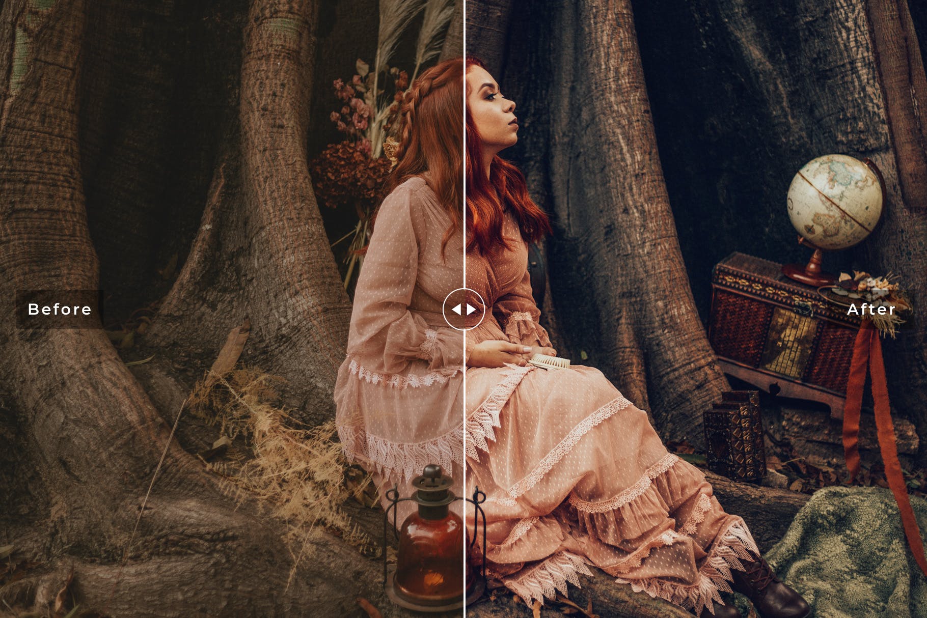 橙色水洗梦幻暖色调LR照片调色预设下载 Dreamland Mobile & Desktop Lightroom Presets插图(5)