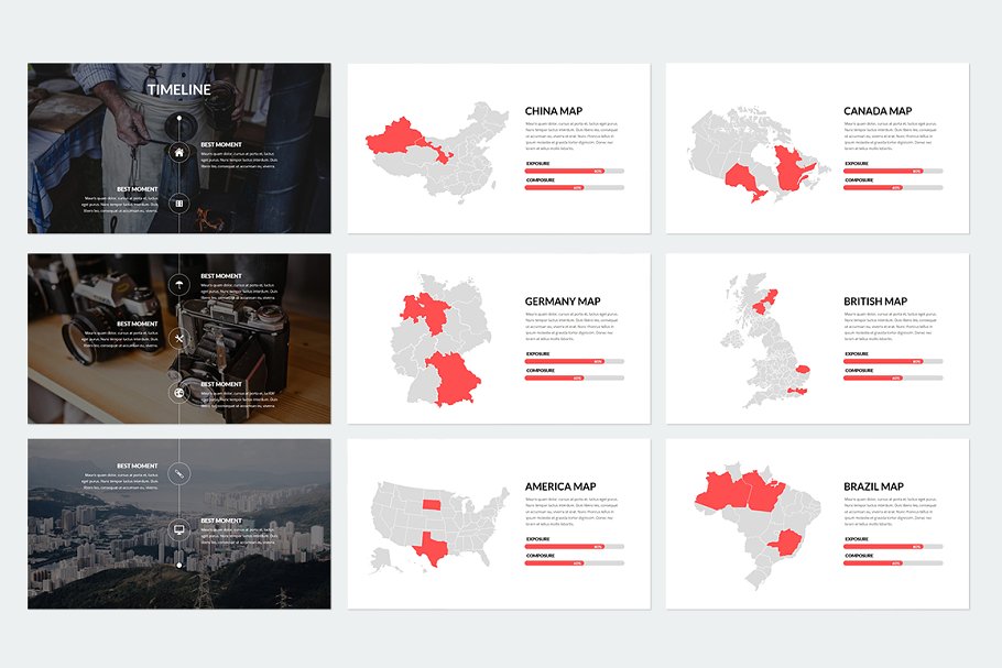 多用途产品服务演示PPT模板 Elegant Powerpoint插图(31)