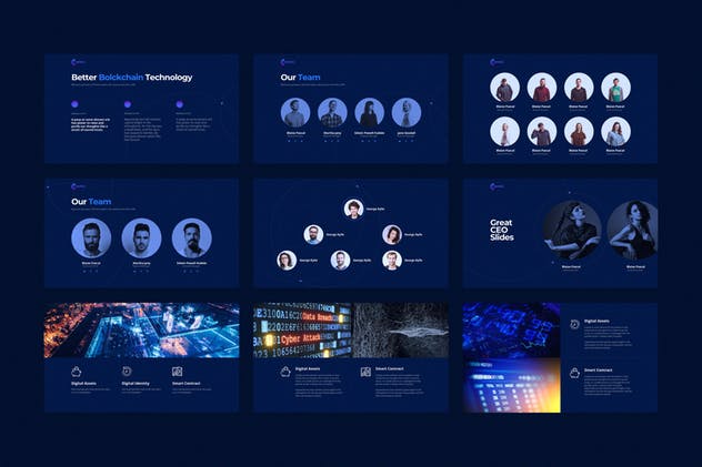 比特币加密货币投资金融PPT幻灯片演示模板 CRYPTO Powerpoint Template插图(5)