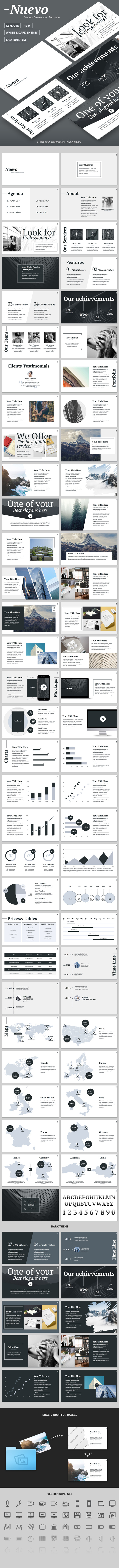 现代优雅极简的Keynote幻灯片模板下载 [key]插图