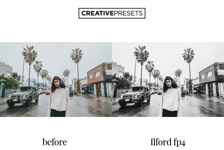 复古怀旧风格黑白照片调色滤镜LR预设 Vintage B&W Film Lightroom Presets插图(7)