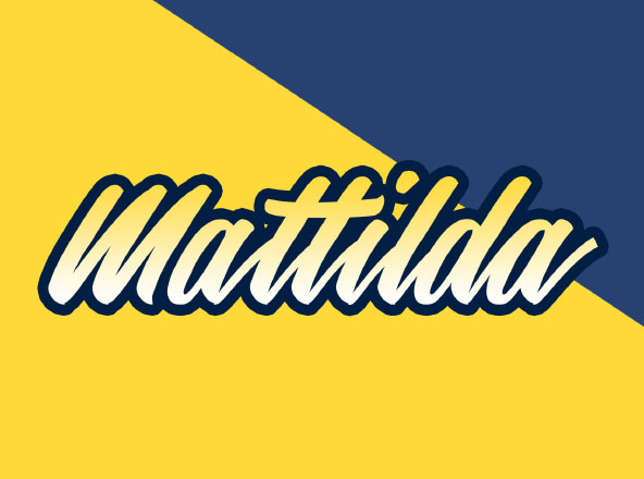 英文画笔连笔艺术字体素材库精选 Mattilda Script Font