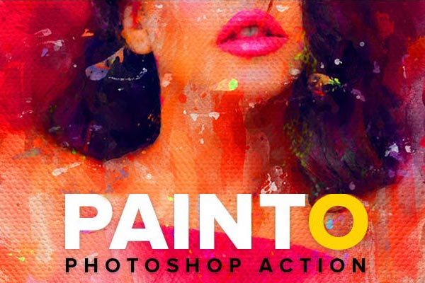 现实派水彩效果的PS动作 Painto Photoshop Action [atn]