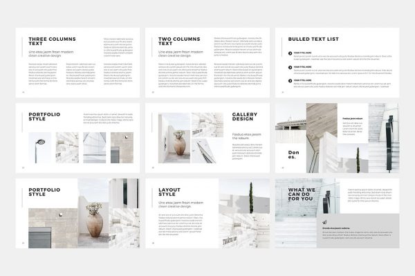 极简现代化白色系PPT模板下载[PPTX,PSD]插图(2)