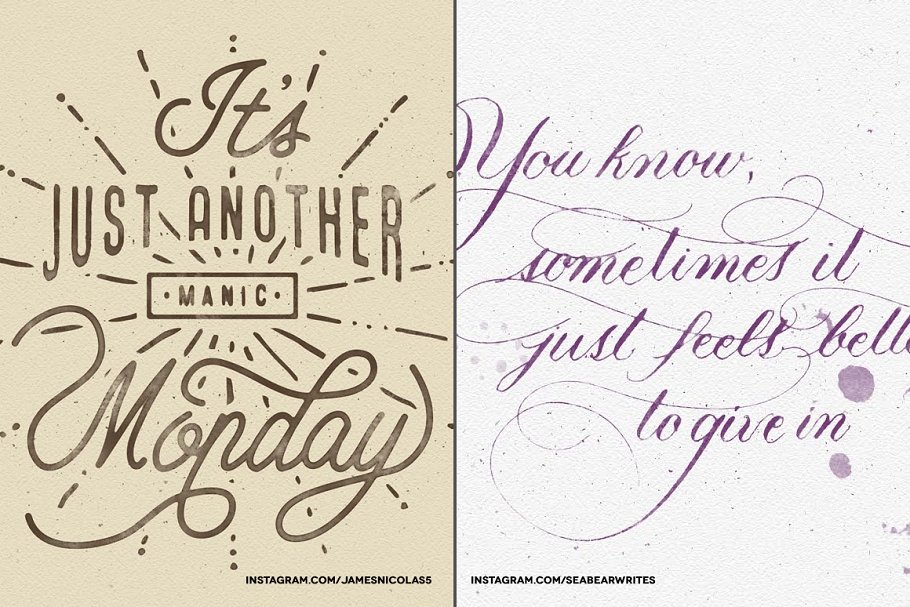 即时水墨效果字体插画图层样式 Inkwell – Instant Ink Effects插图(3)