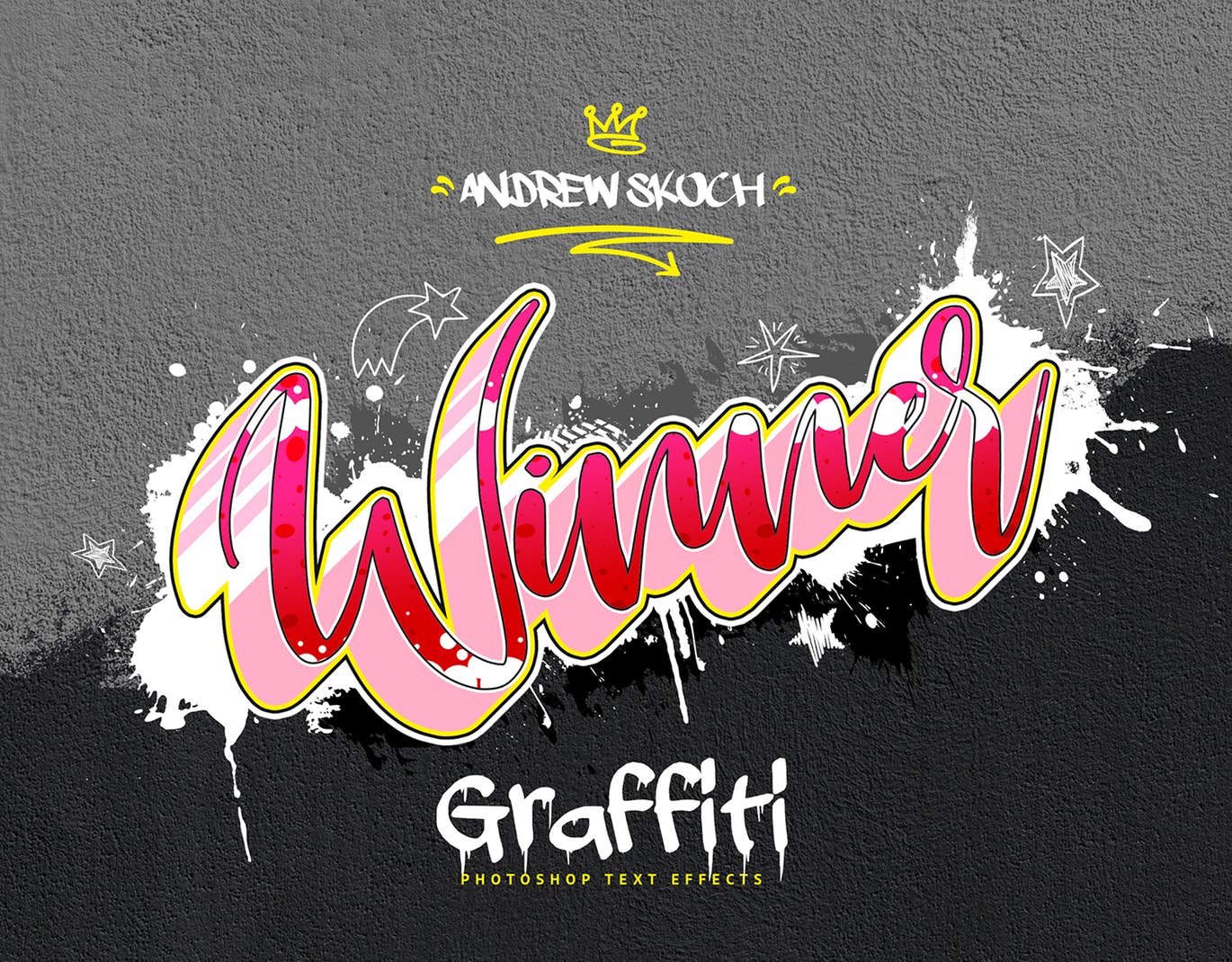 街头涂鸦文字效果PSD分层模板v3 Graffiti Text Effects Vol.3插图(10)