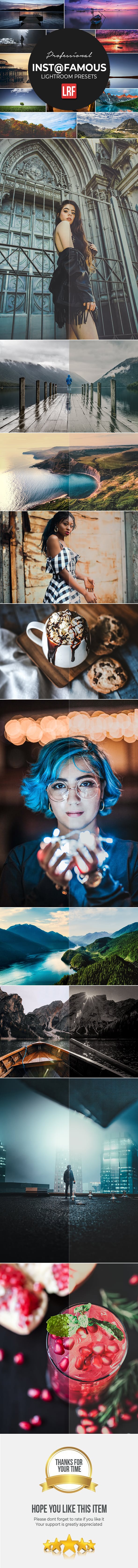 10个时尚美景Instafamous Lightroom预设 10 Instafamous Lightroom Presets插图