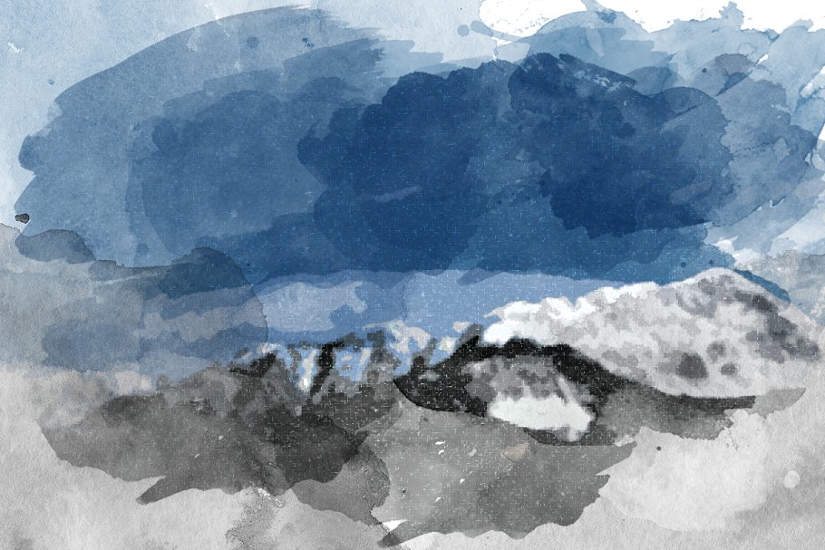 写实水彩画笔PS笔刷 Realistic Brushes插图(3)