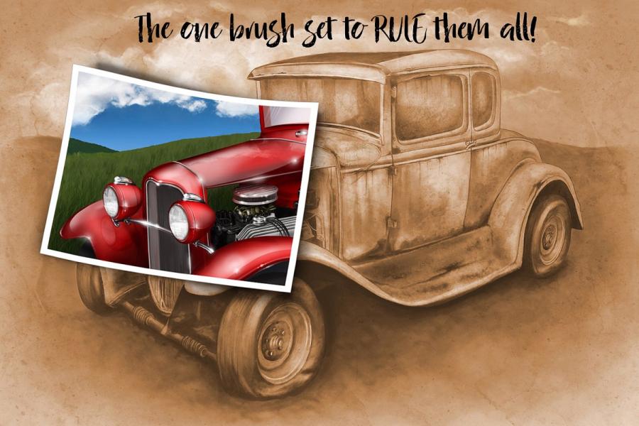 15种风格独特的Procreate笔刷套装插图(1)