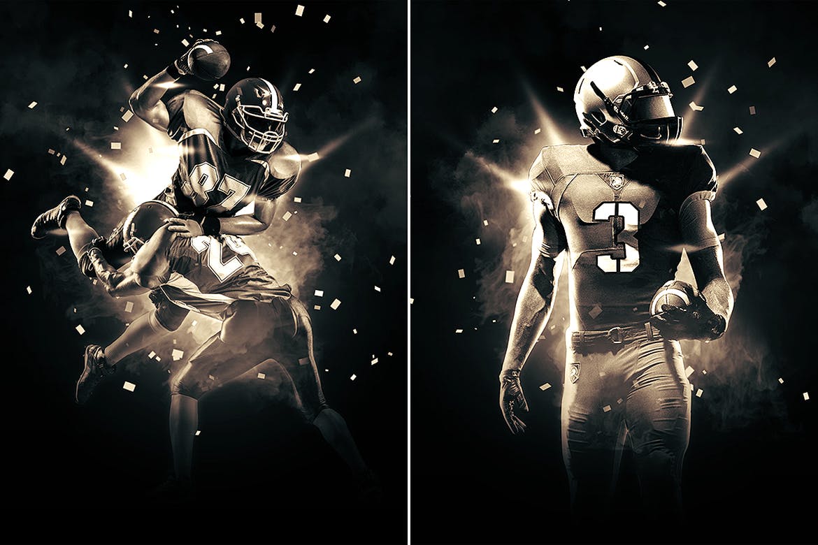 厚重艺术效果生成烟雾灯光云彩PS动作 Invader Photoshop Action插图(4)