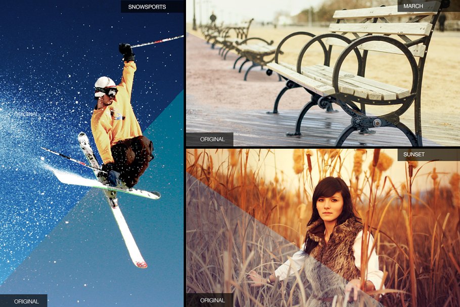 28款四季风格照片特效PS动作预设 28 Season Actions插图(1)