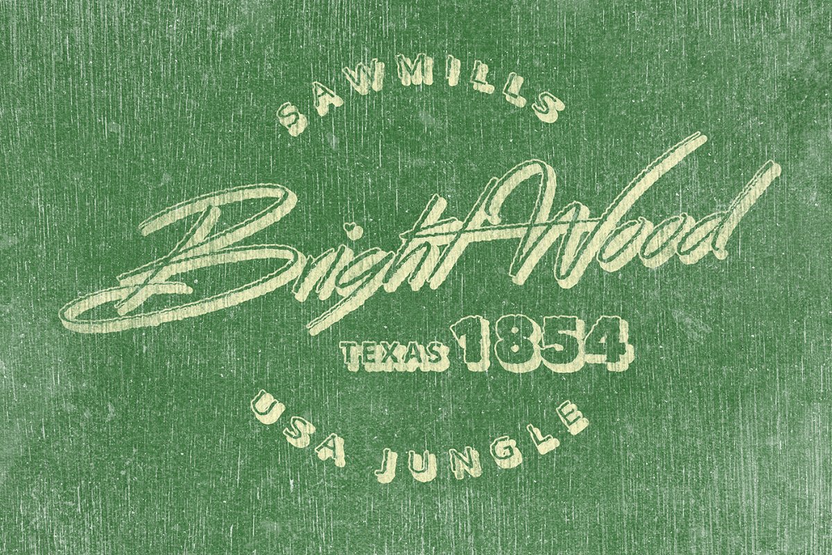 复古风格凸版印刷纹理PS图层样式插图(3)