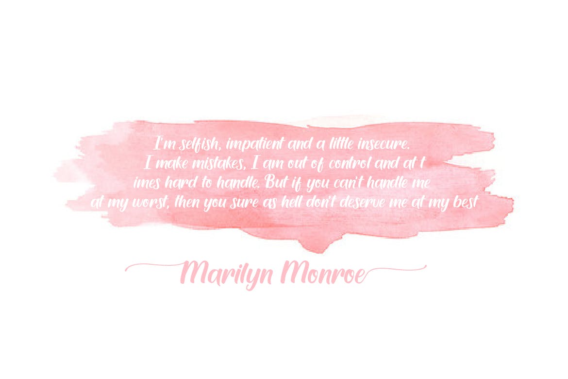 可爱设计风格平面设计英文书法字体下载 Cream Peach插图(3)