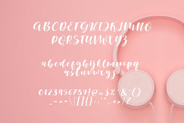 字体二重奏:英文手写字体+素描风格字体 Selda Script Font Duo插图(5)